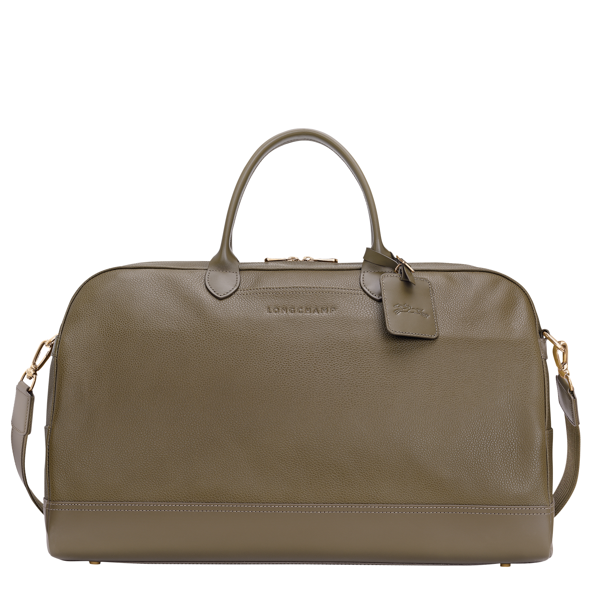 Le Foulonné L Travel bag / Caramel - Leather - Image 9