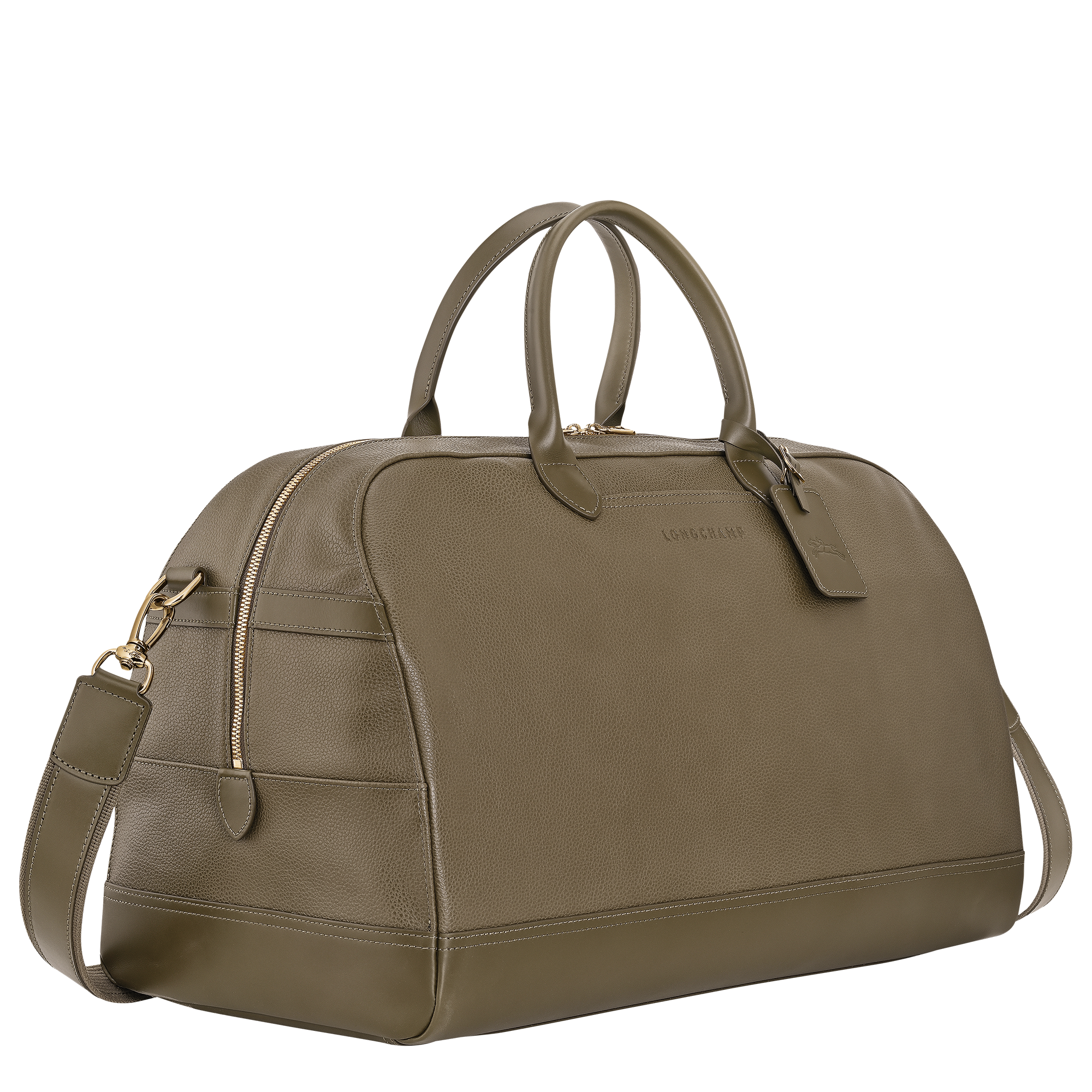 Le Foulonné L Travel bag / Caramel - Leather - Image 11