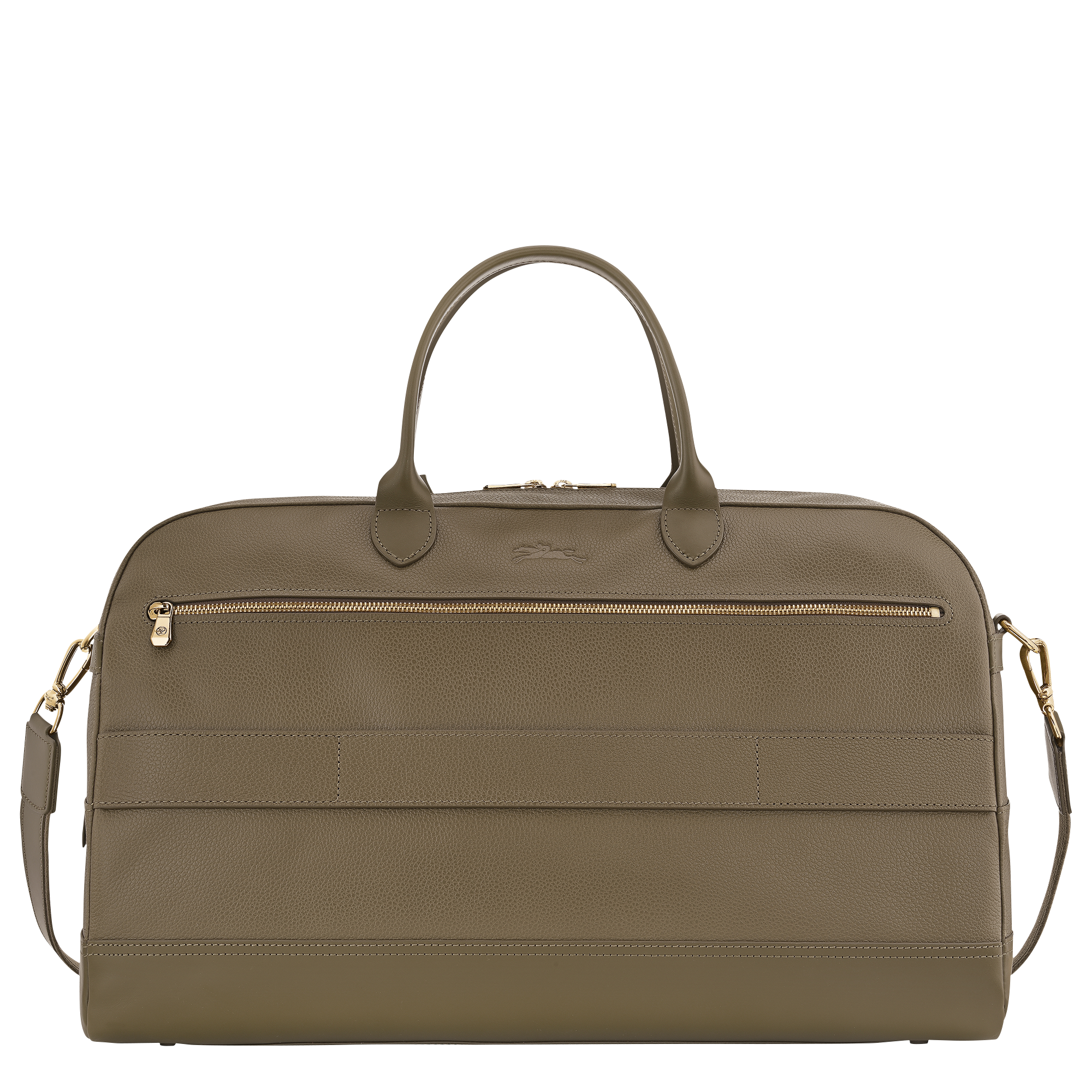 Le Foulonné L Travel bag / Caramel - Leather - Image 12
