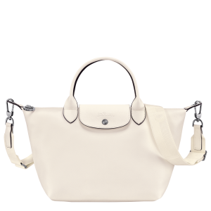 Le Pliage Xtra S Handbag / Ecru - Leather
