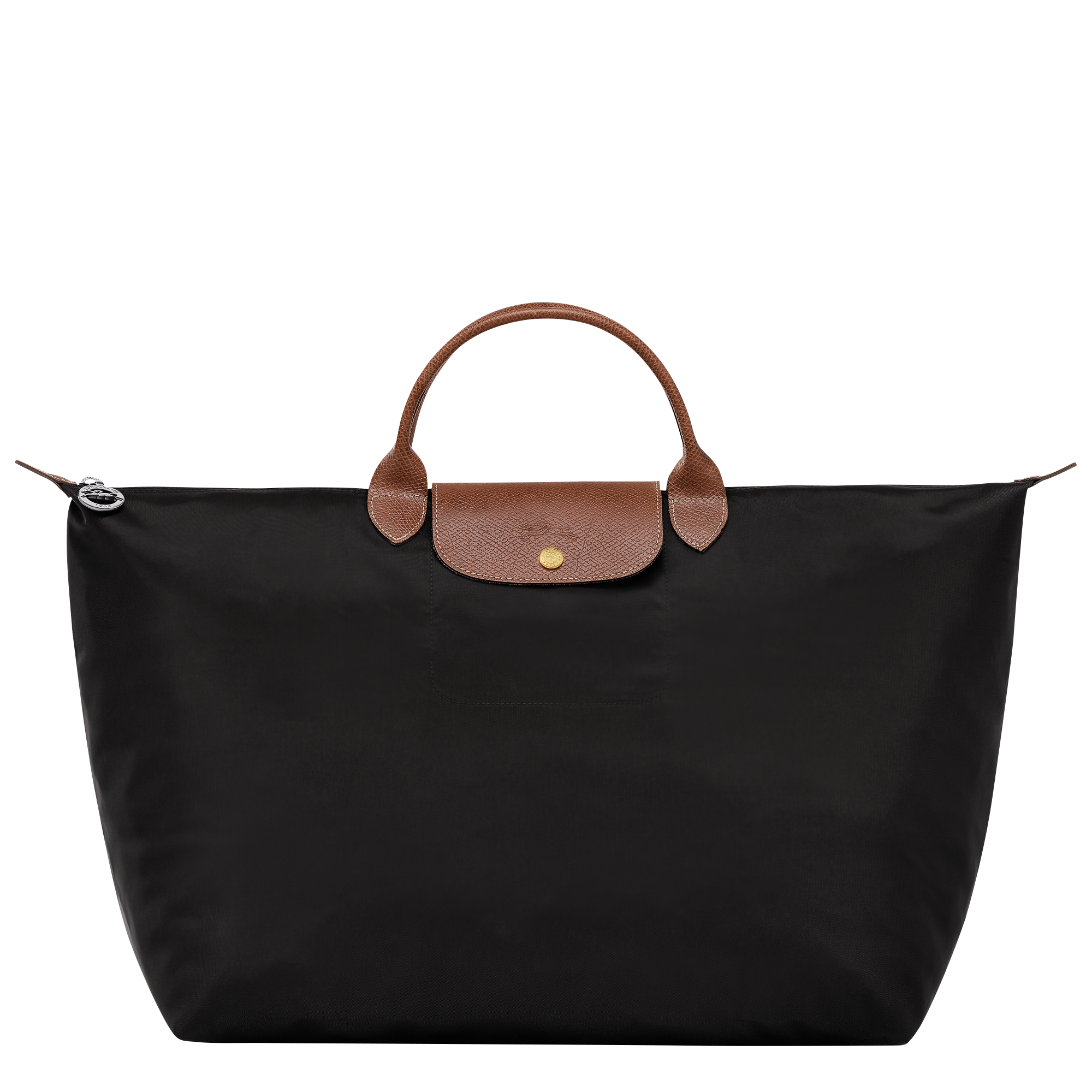Le Pliage Original L Travel bag / Cognac - Recycled canvas - Image 43
