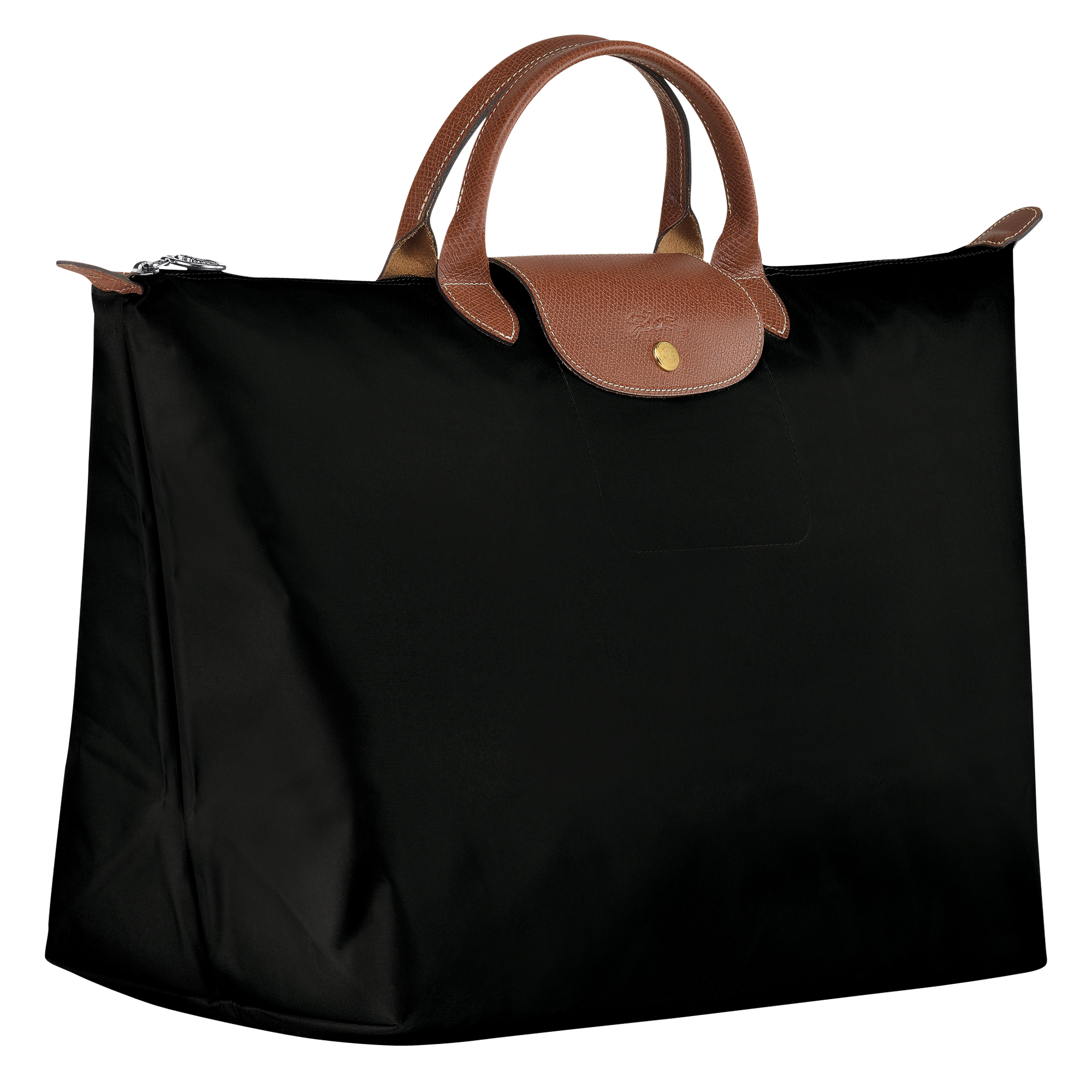 Le Pliage Original L Travel bag / Cognac - Recycled canvas - Image 45