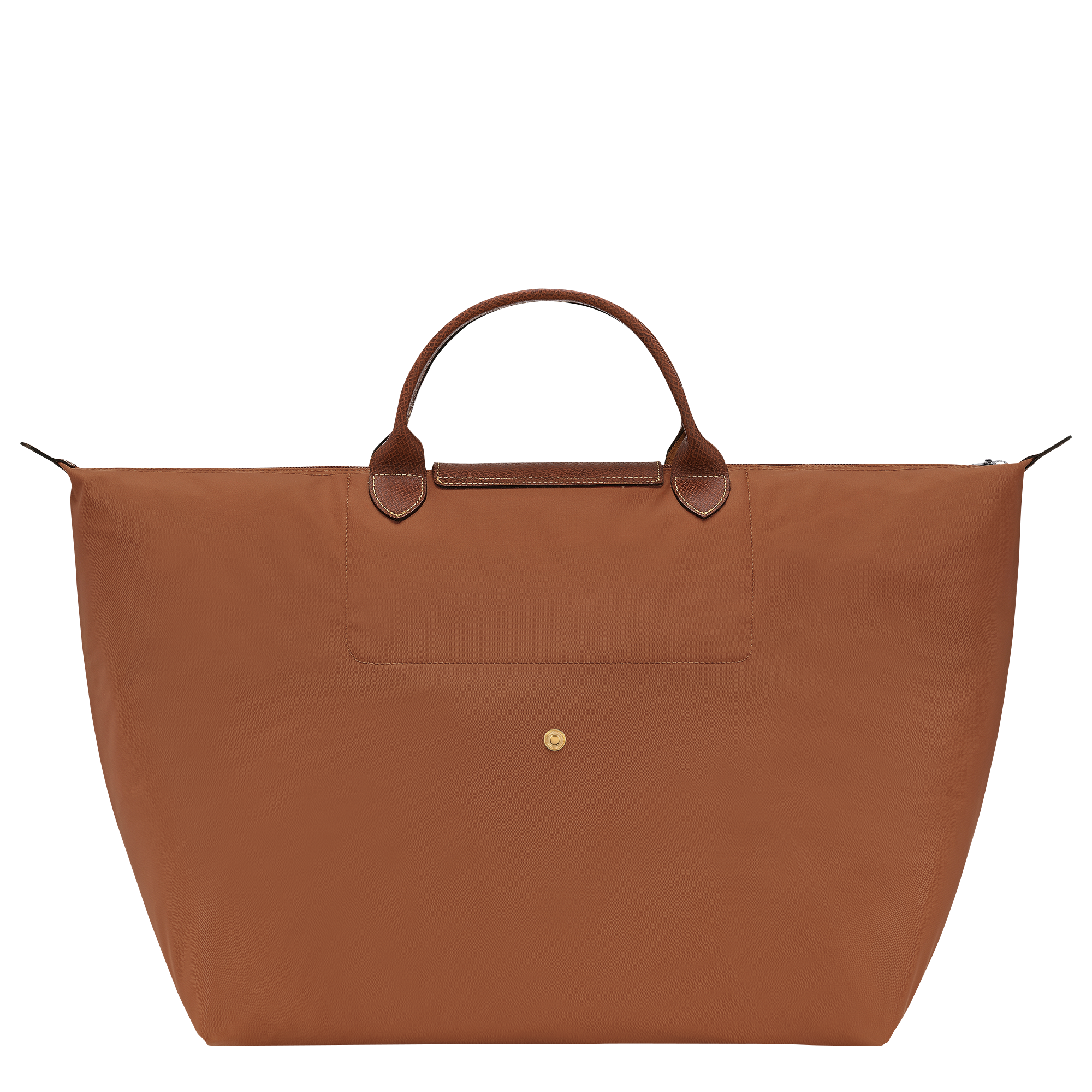 Le Pliage Original L Travel bag / Cognac - Recycled canvas - Image 4