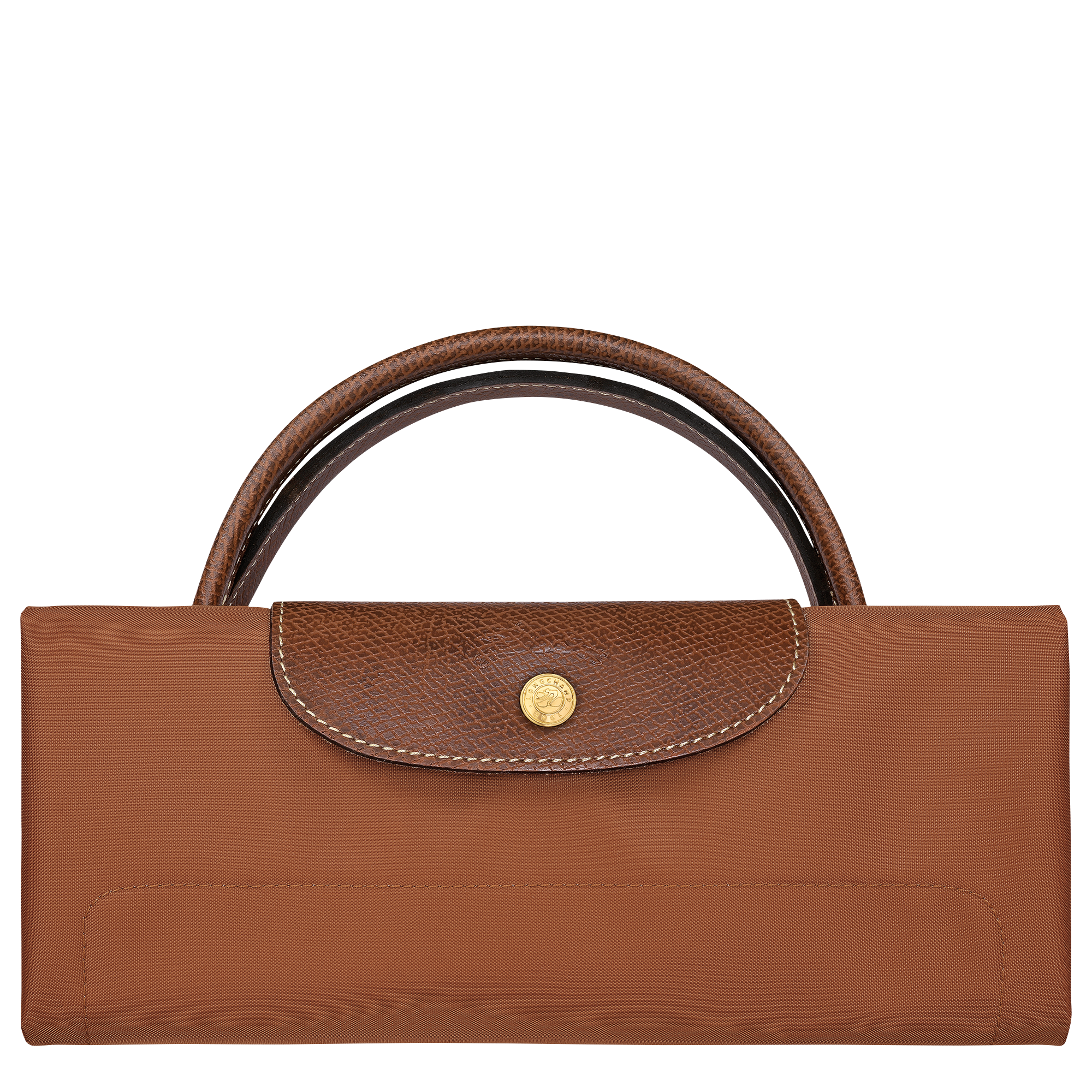 Le Pliage Original L Travel bag / Cognac - Recycled canvas - Image 7