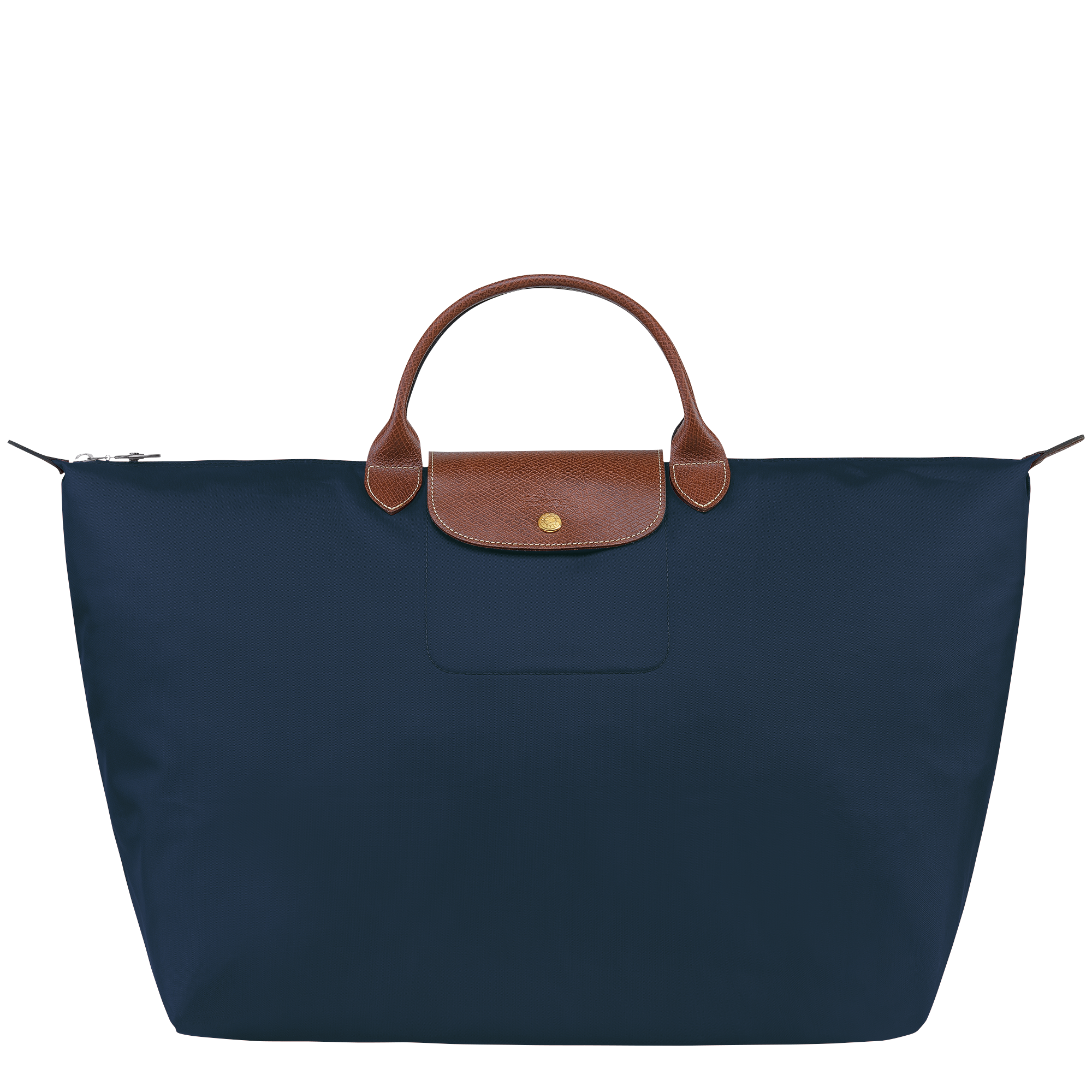 Le Pliage Original L Travel bag / Cognac - Recycled canvas - Image 15