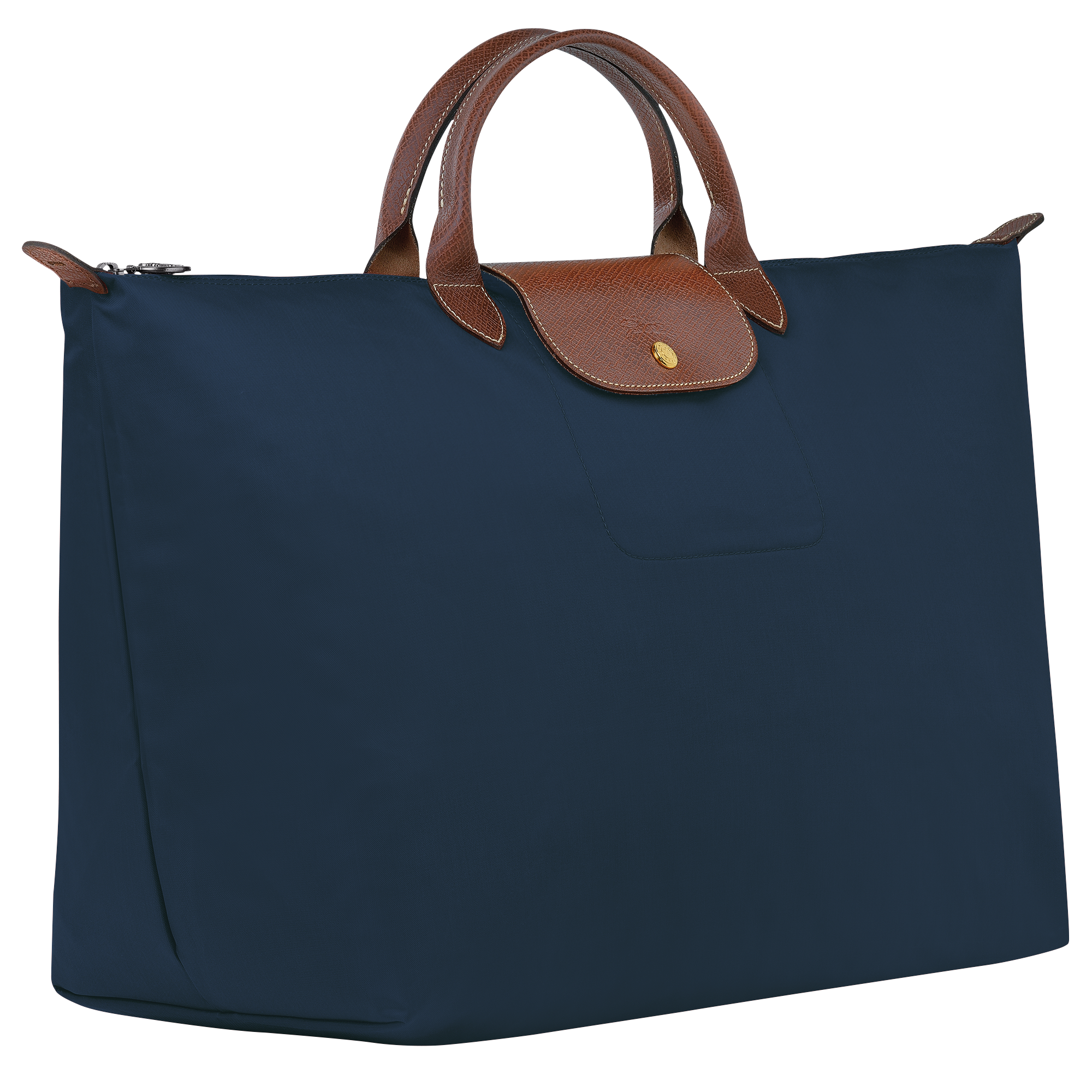 Le Pliage Original L Travel bag / Cognac - Recycled canvas - Image 17