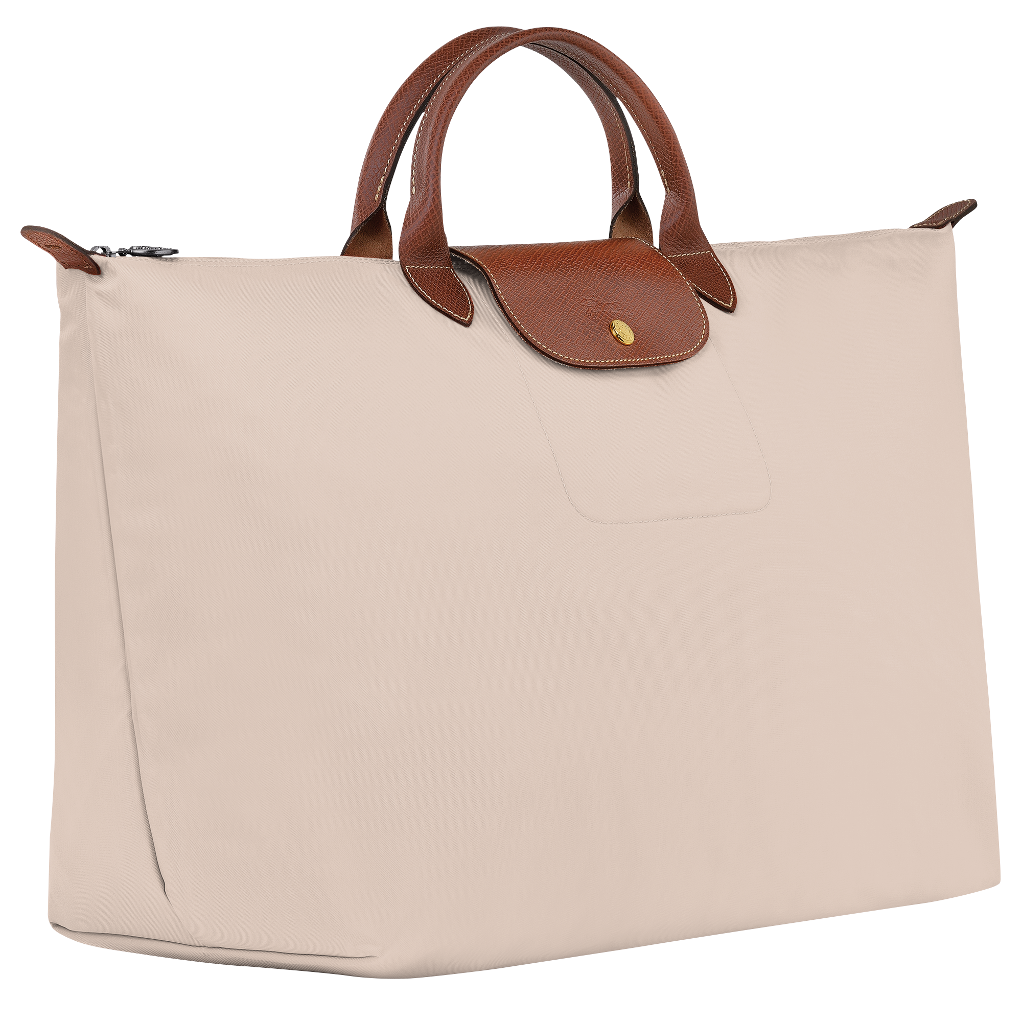 Le Pliage Original L Travel bag / Cognac - Recycled canvas - Image 10