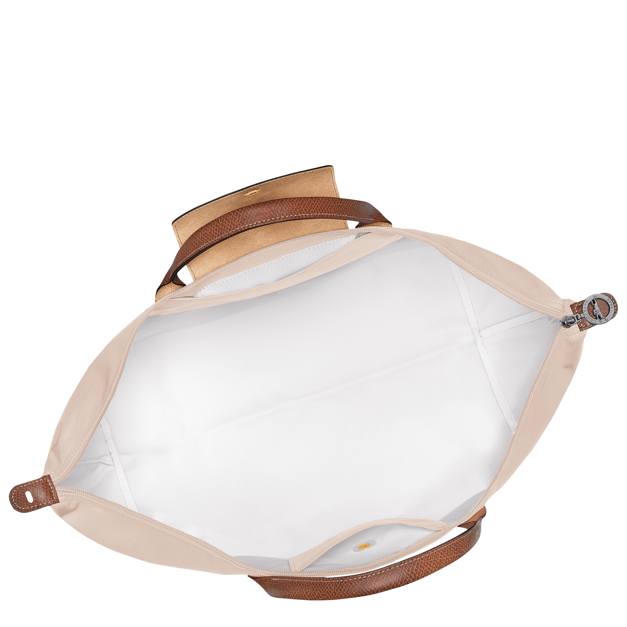 Le Pliage Original L Travel bag / Cognac - Recycled canvas - Image 12