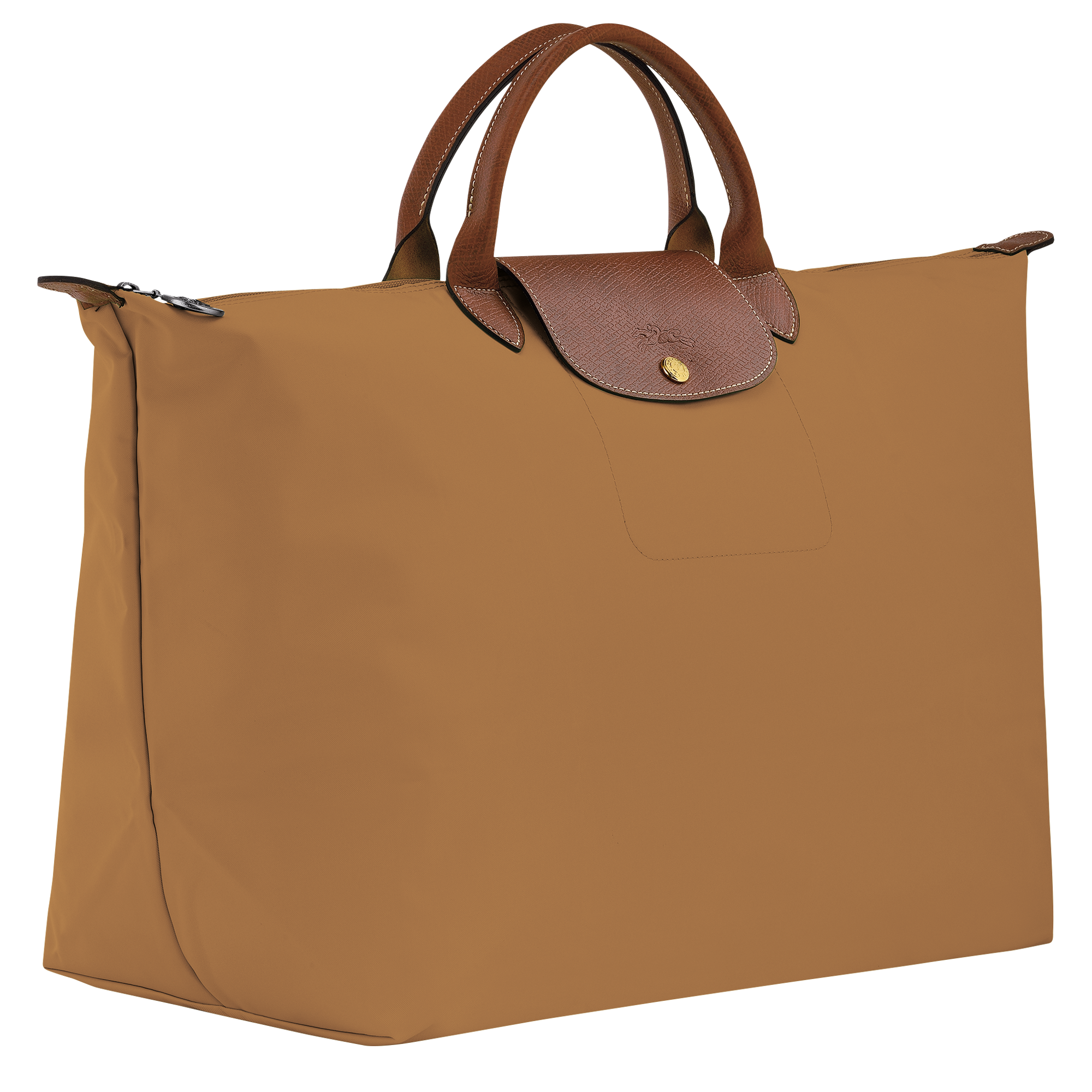 Le Pliage Original L Travel bag / Cognac - Recycled canvas - Image 38