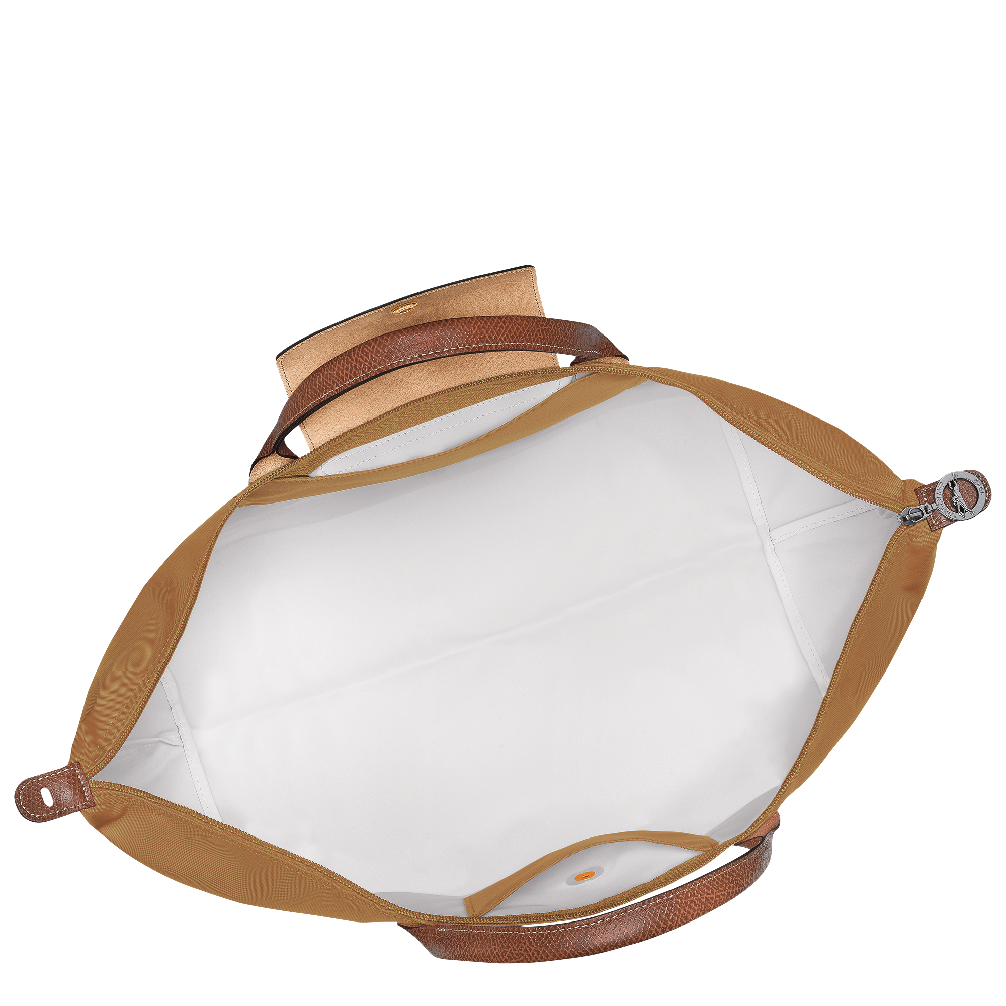 Le Pliage Original L Travel bag / Cognac - Recycled canvas - Image 40