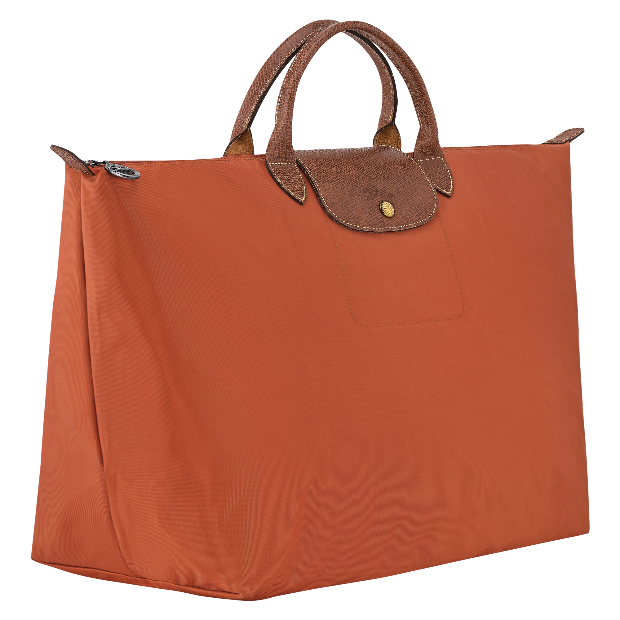 Le Pliage Original L Travel bag / Cognac - Recycled canvas - Image 51