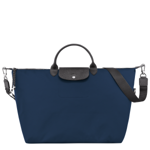 Le Pliage Energy L Travel bag / Navy - Recycled canvas