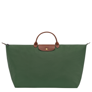 Le Pliage Original XL Travel bag / British Green - Recycled canvas