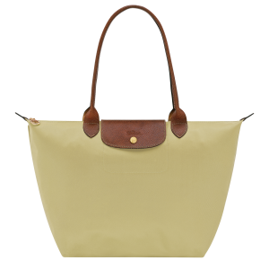 Le Pliage Original L Tote bag / Pistachio - Recycled canvas