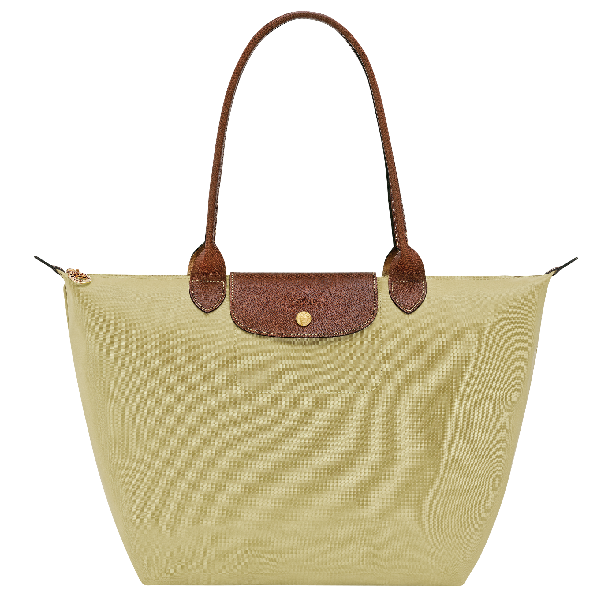 Le Pliage Original L Tote bag / Pistachio - Recycled canvas