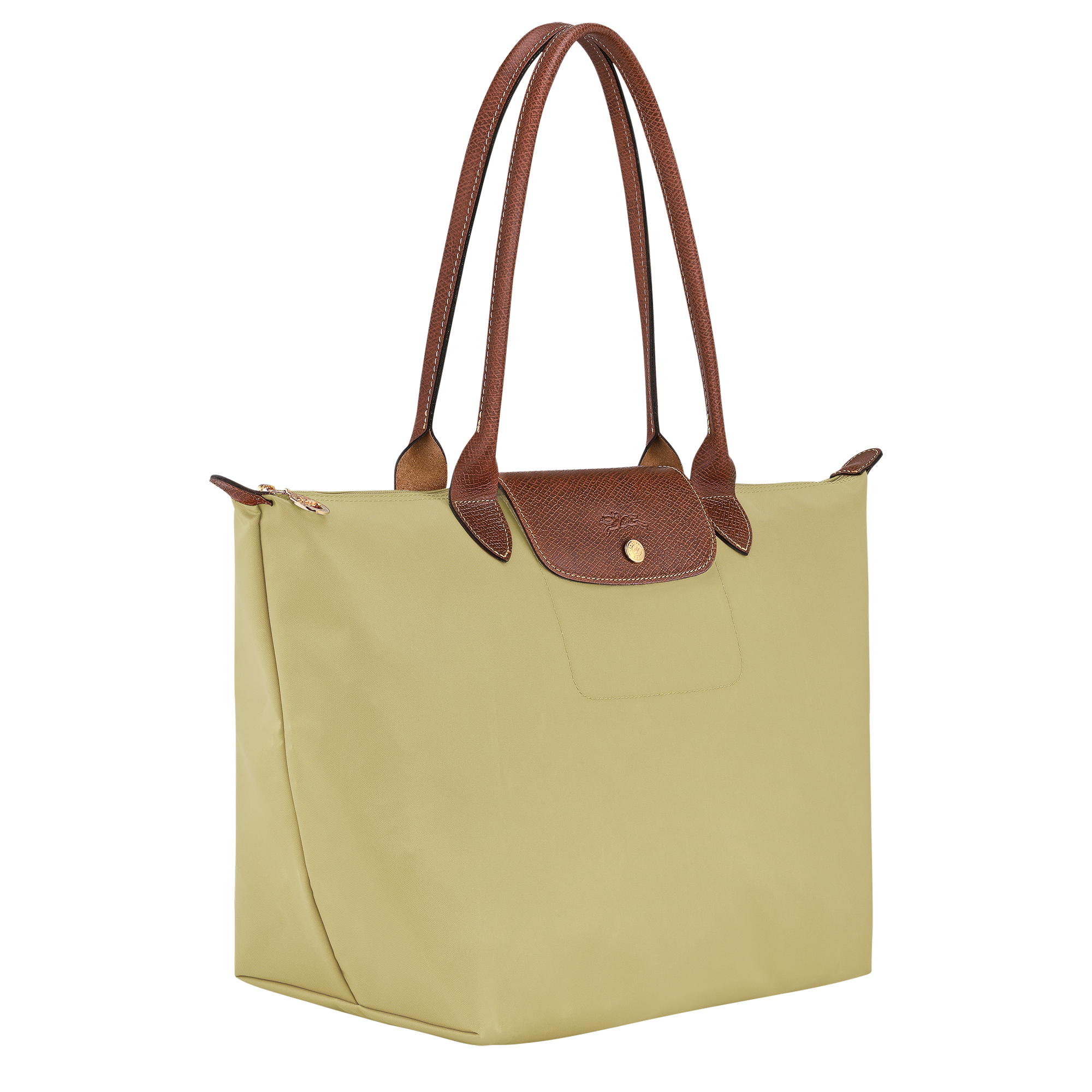 Le Pliage Original L Tote bag / Pistachio - Recycled canvas - Image 2