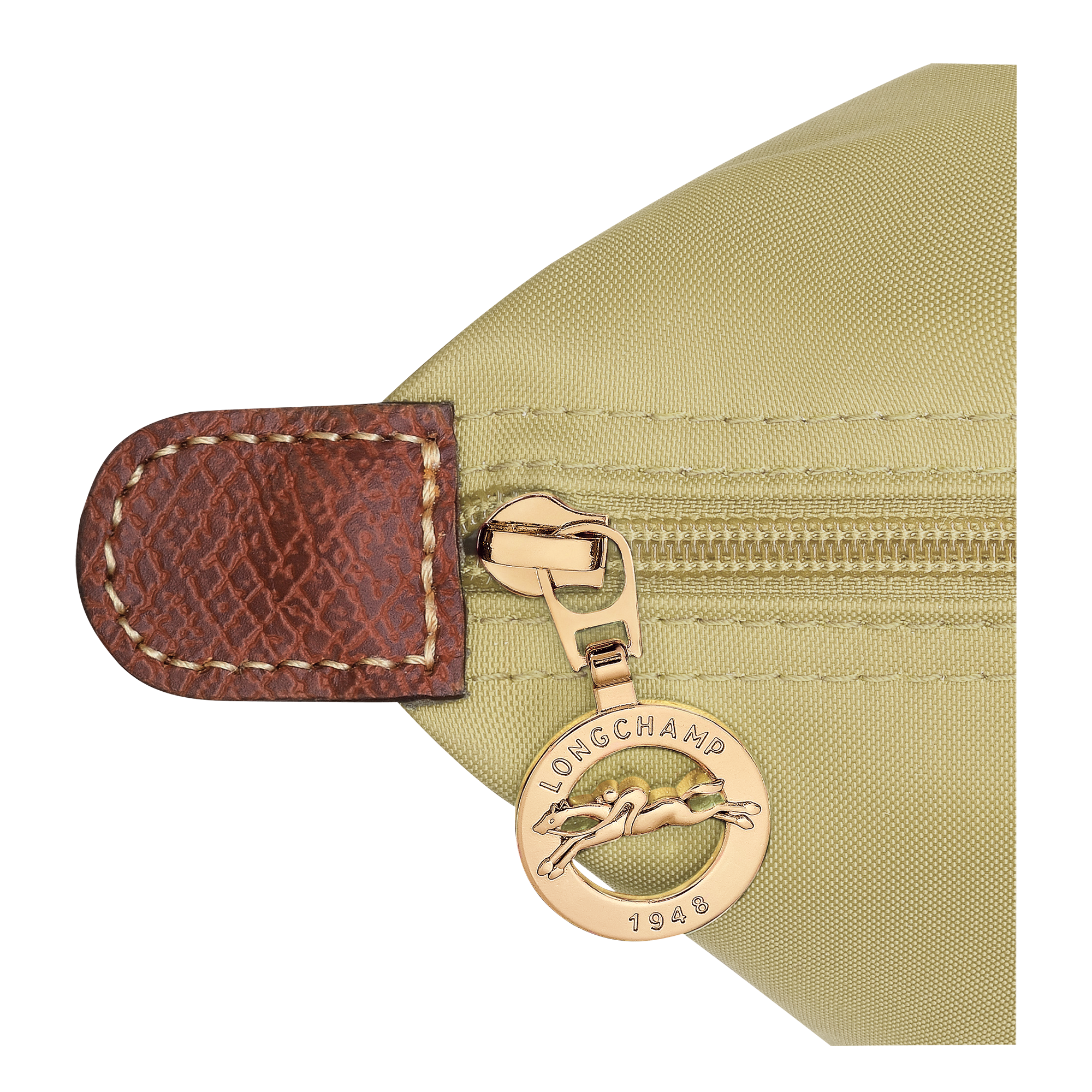 Le Pliage Original L Tote bag / Pistachio - Recycled canvas - Image 5