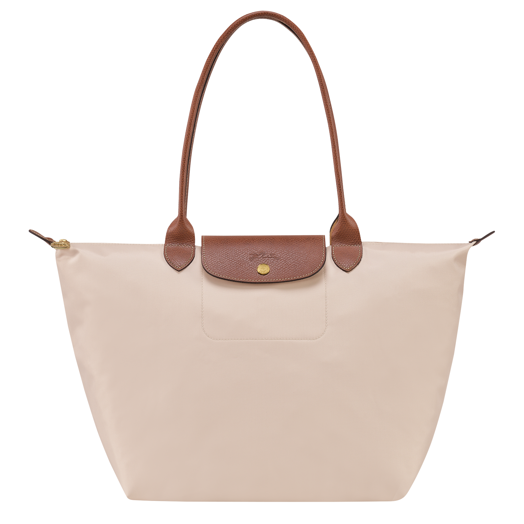 Le Pliage Original L Tote bag / Pistachio - Recycled canvas - Image 7
