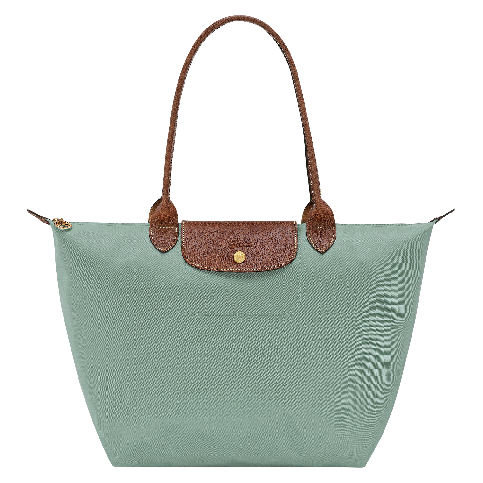 Le Pliage Original L Tote bag / Pistachio - Recycled canvas - Image 20