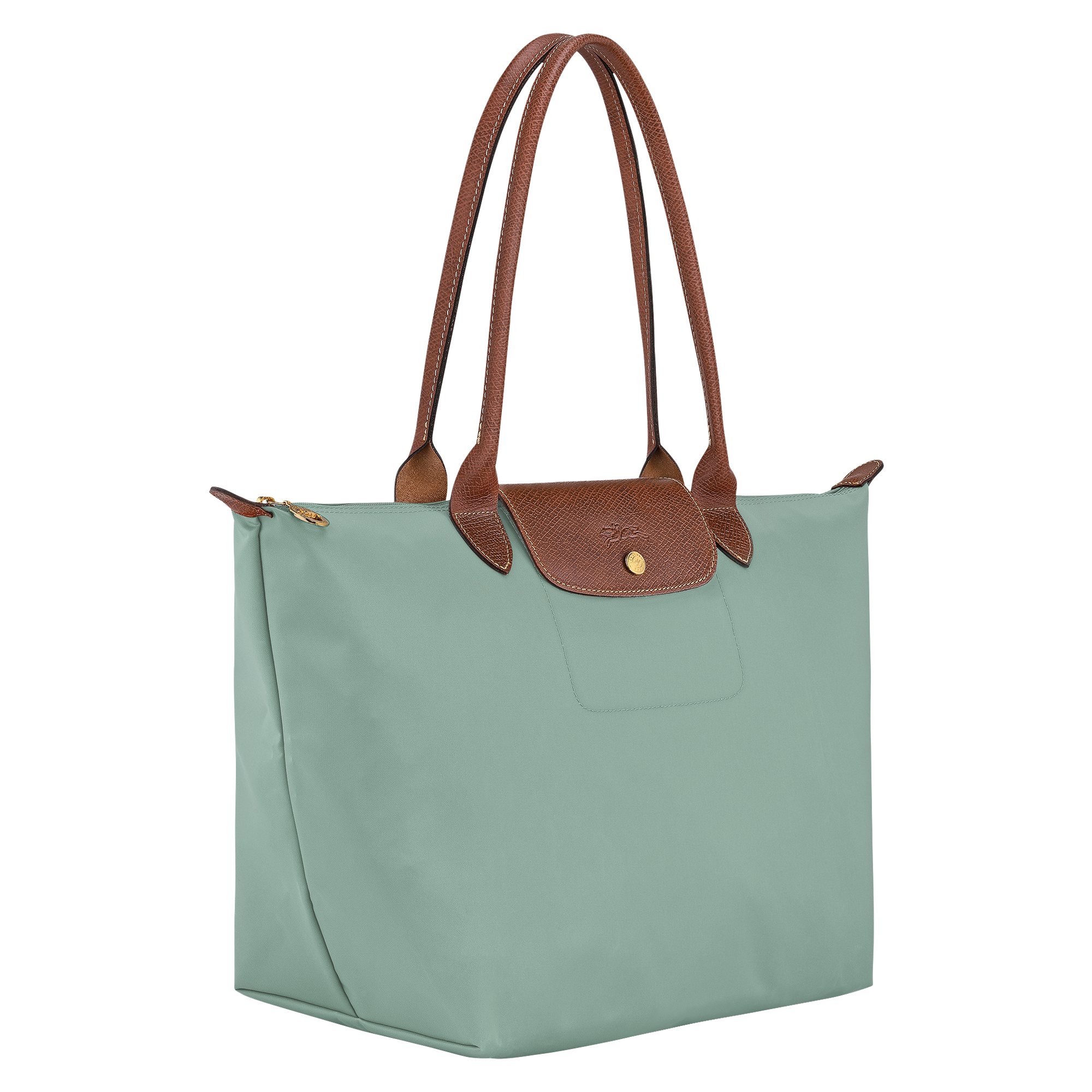 Le Pliage Original L Tote bag / Pistachio - Recycled canvas - Image 22