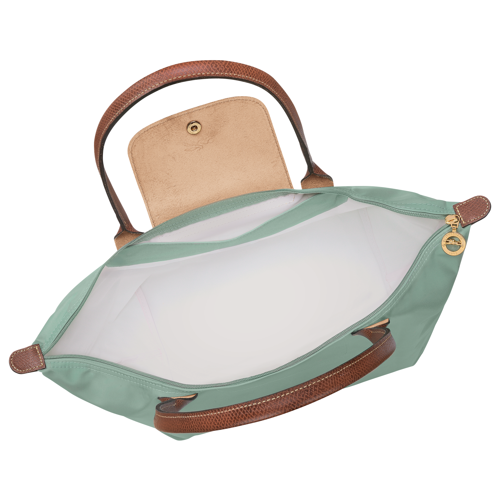 Le Pliage Original L Tote bag / Pistachio - Recycled canvas - Image 24