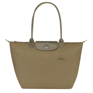 Le Pliage Green L Tote bag / Artichoke - Recycled canvas