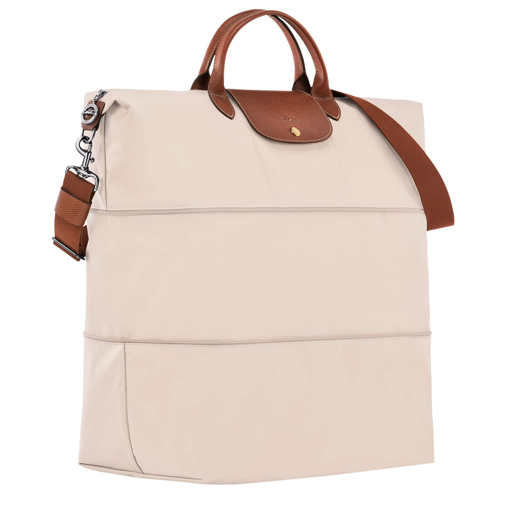 Le Pliage Original Travel bag expandable / British Green - Recycled canvas - Image 6