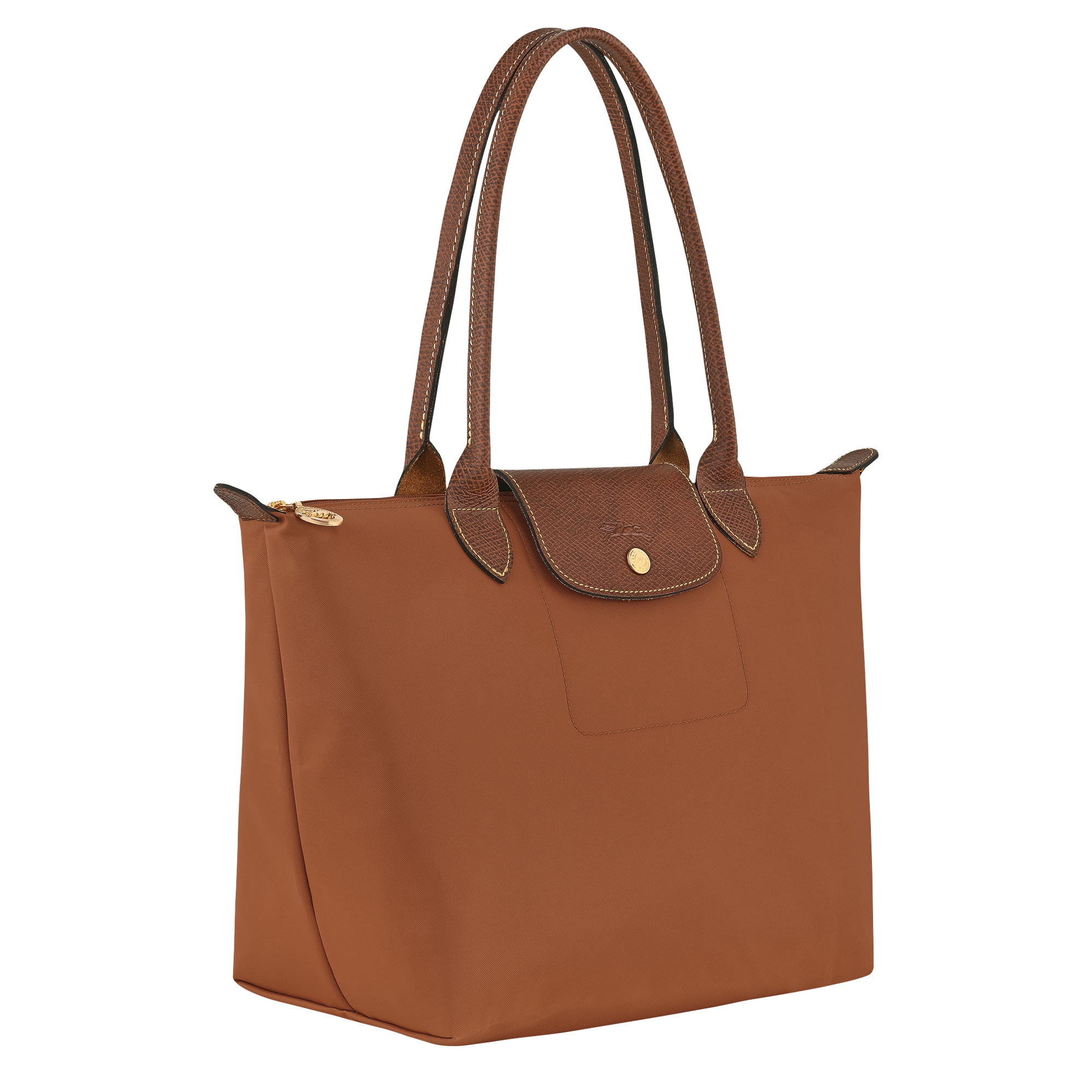 Le Pliage Original M Tote bag / Cognac - Recycled canvas - Image 2