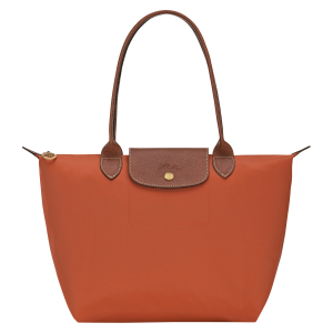 Le Pliage Original M Tote bag / Brick - Recycled canvas