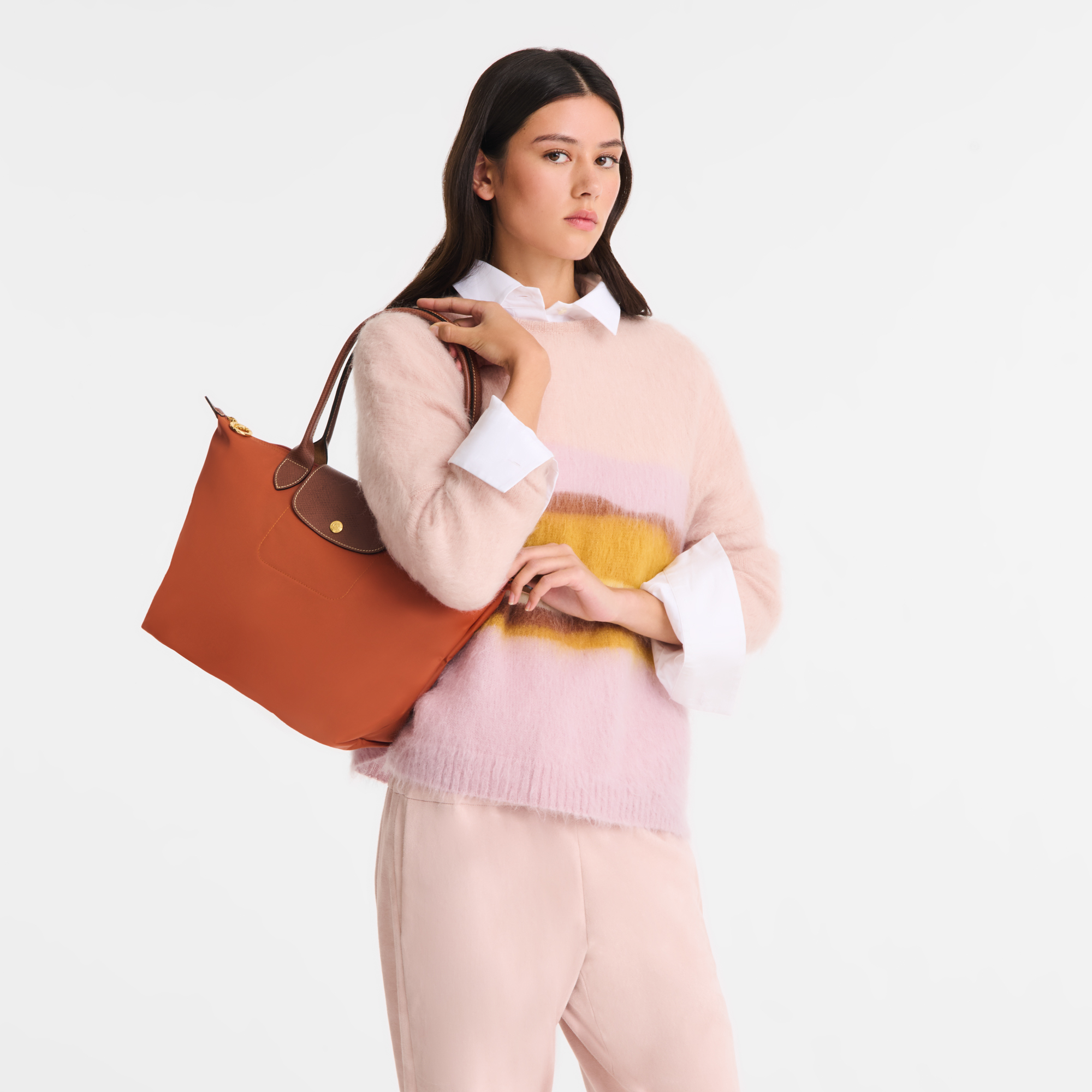 Le Pliage Original M Tote bag / Cognac - Recycled canvas - Image 45