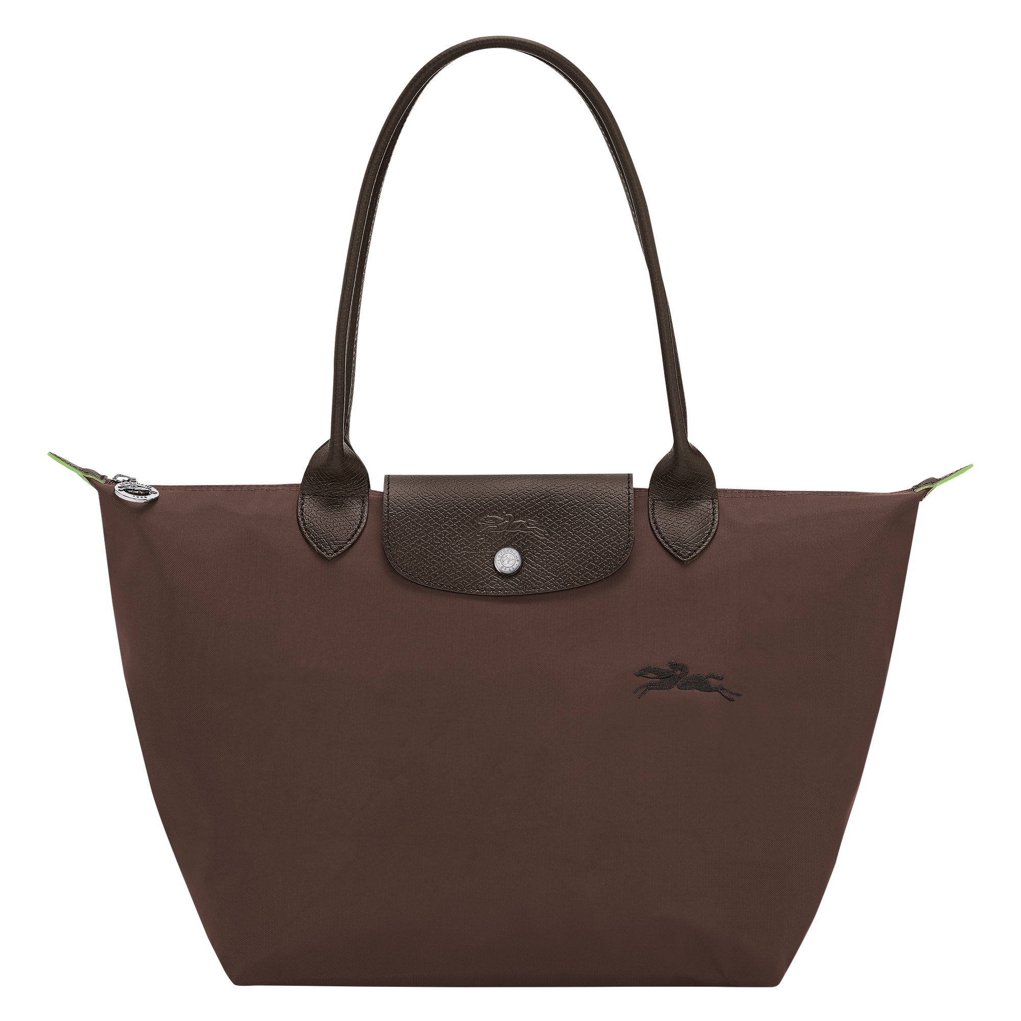 Le Pliage Green M Tote bag / Pomegranate - Recycled canvas - Image 14