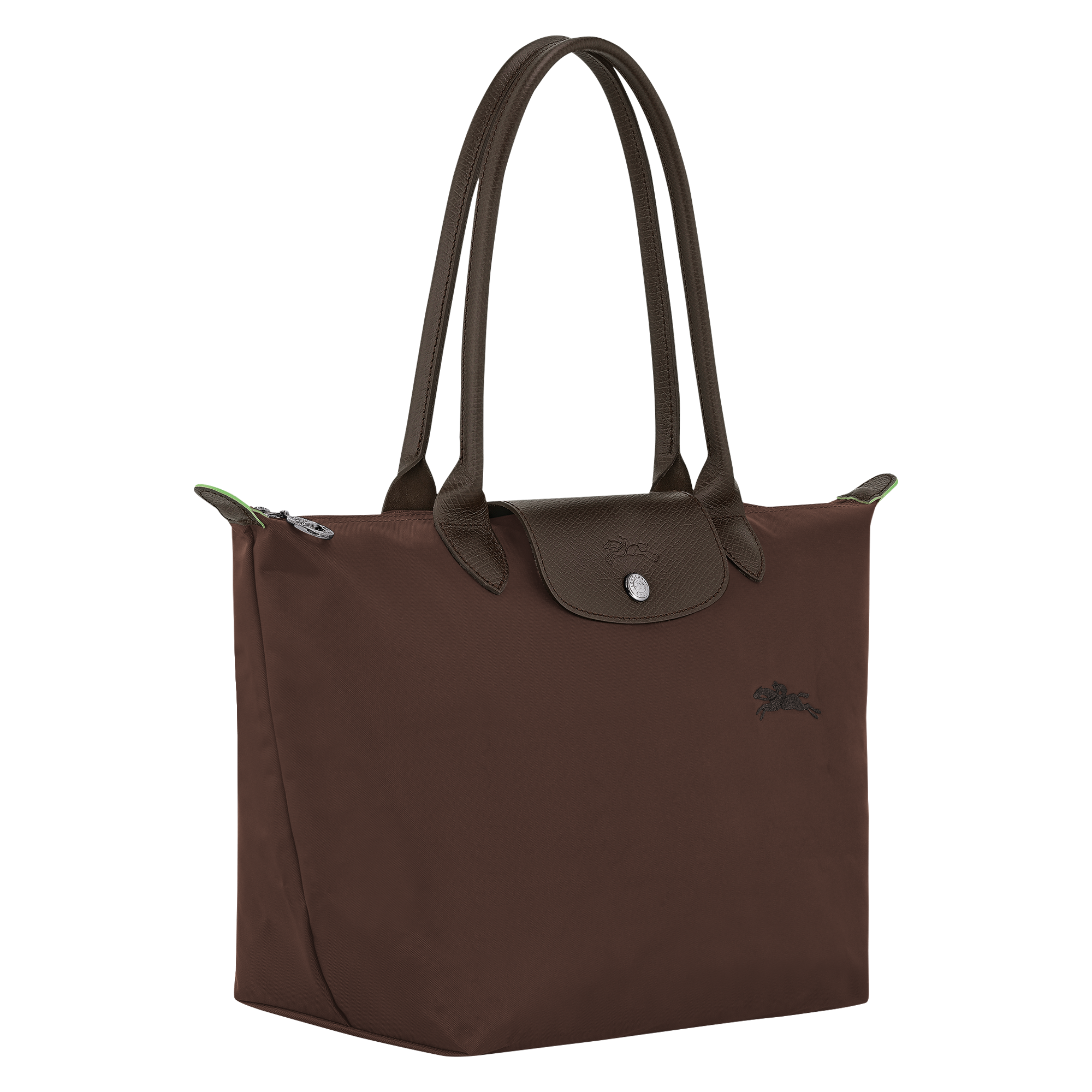 Le Pliage Green M Tote bag / Pomegranate - Recycled canvas - Image 16