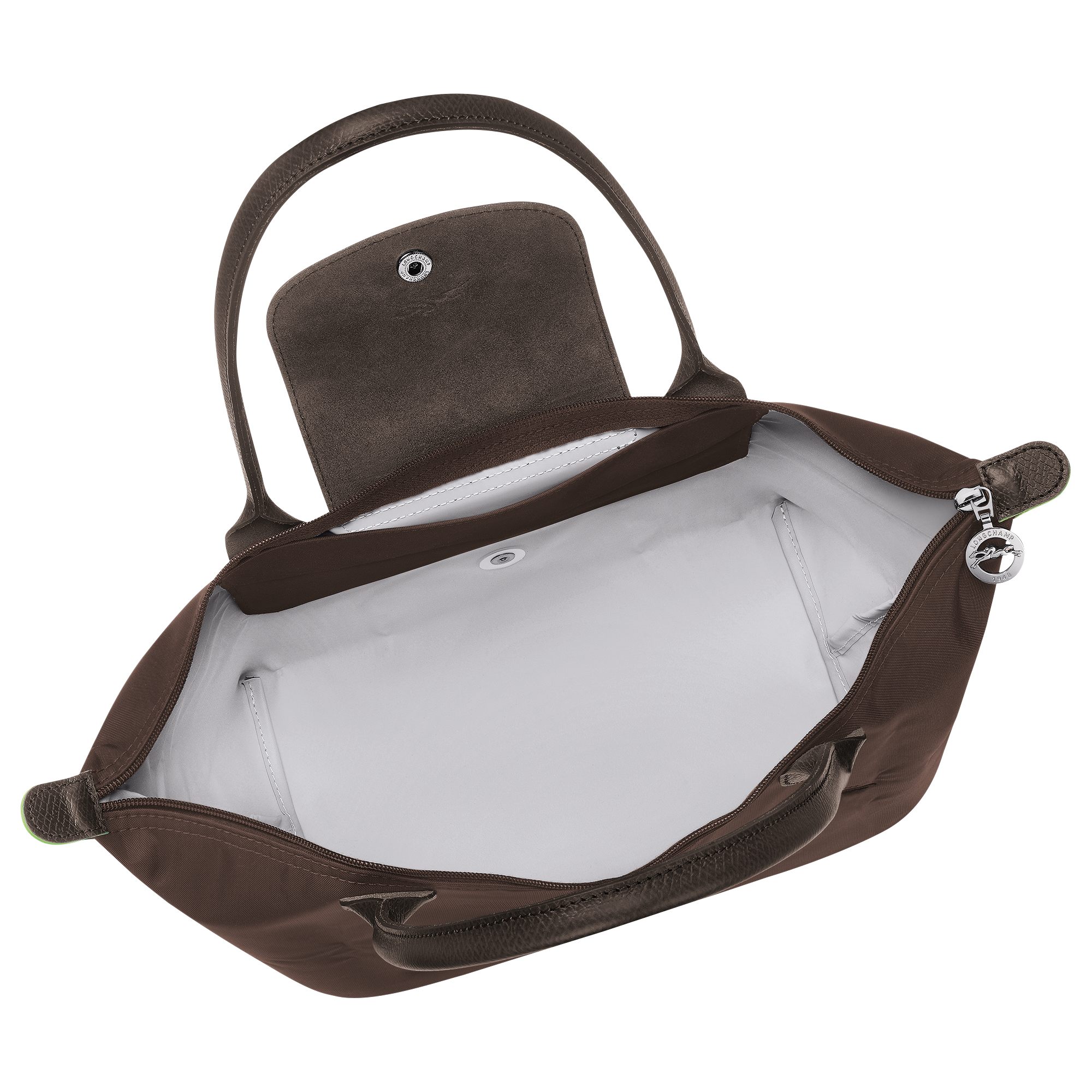 Le Pliage Green M Tote bag / Pomegranate - Recycled canvas - Image 18