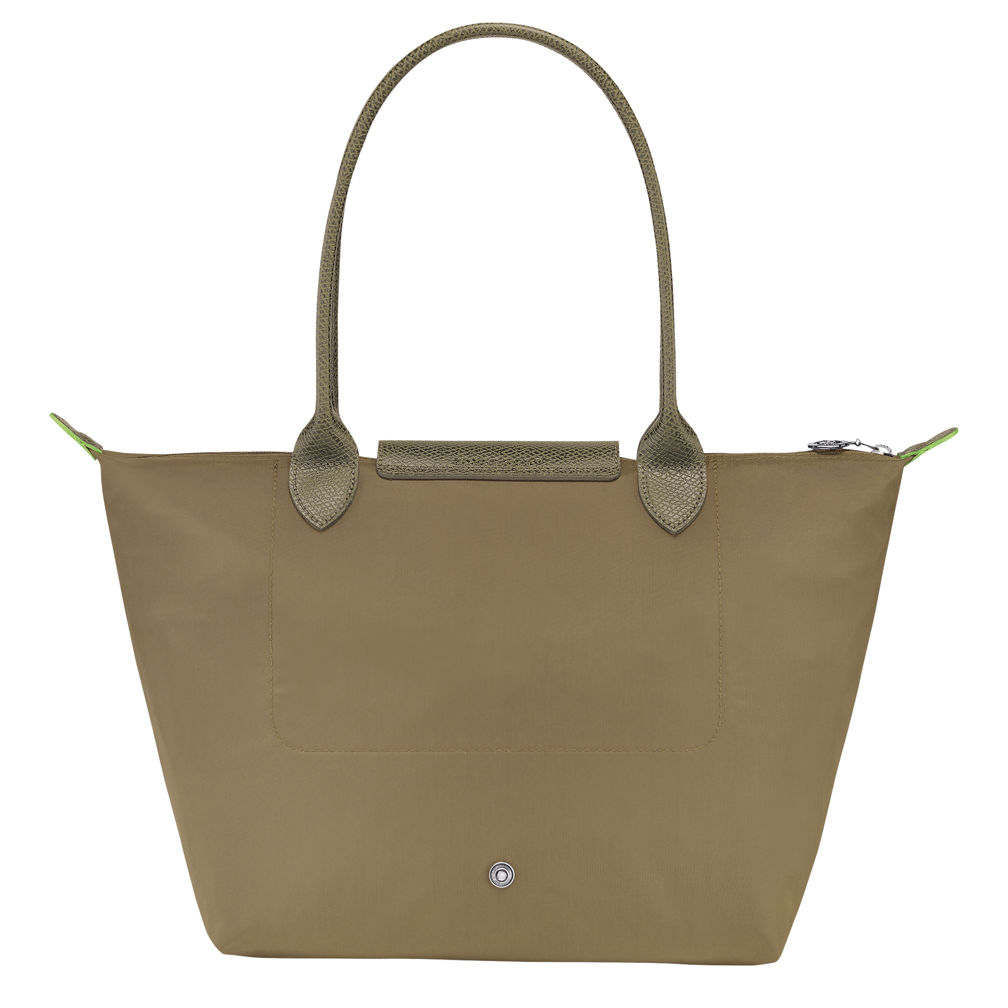 Le Pliage Green M Tote bag / Pomegranate - Recycled canvas - Image 23