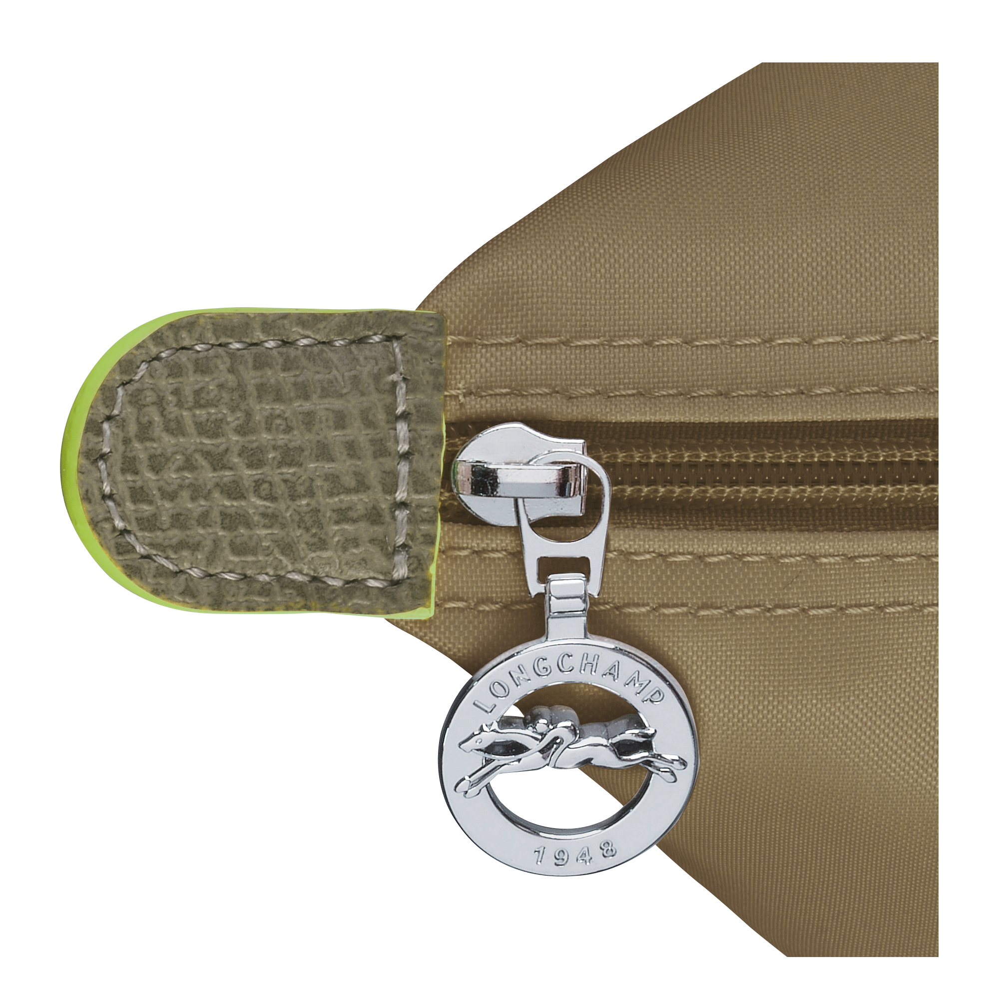 Le Pliage Green M Tote bag / Pomegranate - Recycled canvas - Image 25