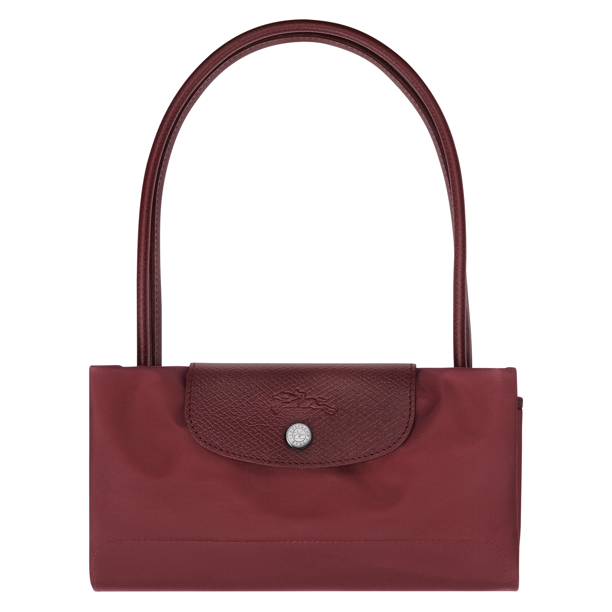 Le Pliage Green M Tote bag / Pomegranate - Recycled canvas - Image 7