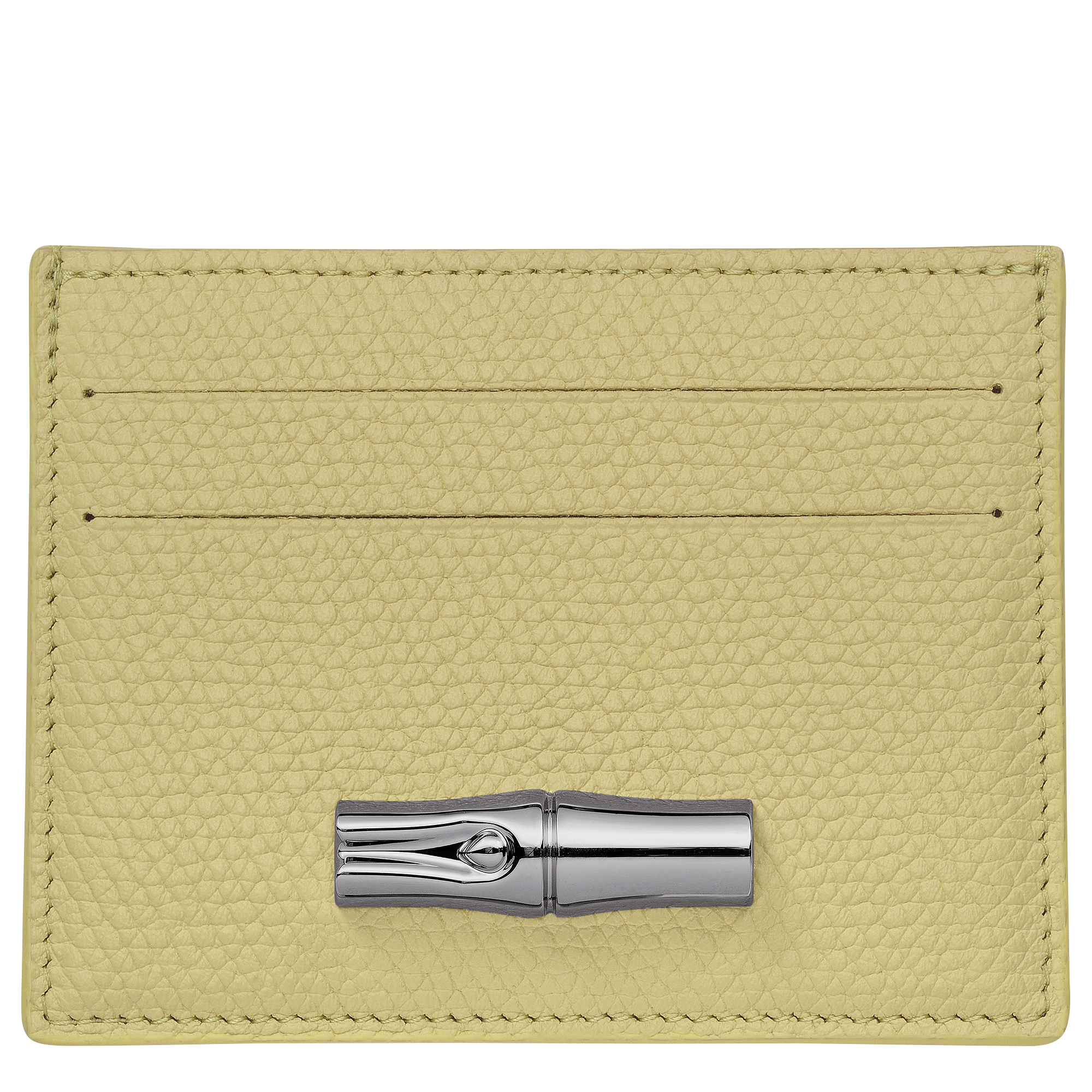 Le Roseau Card holder / Pistachio - Leather