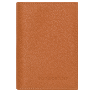 Le Foulonné Passport cover / Amber - Leather