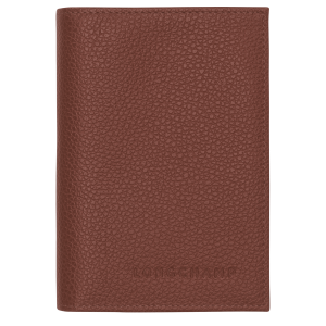 Le Foulonné Passport cover / Coffee - Leather