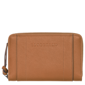 Longchamp 3D Wallet / Natural - Leather