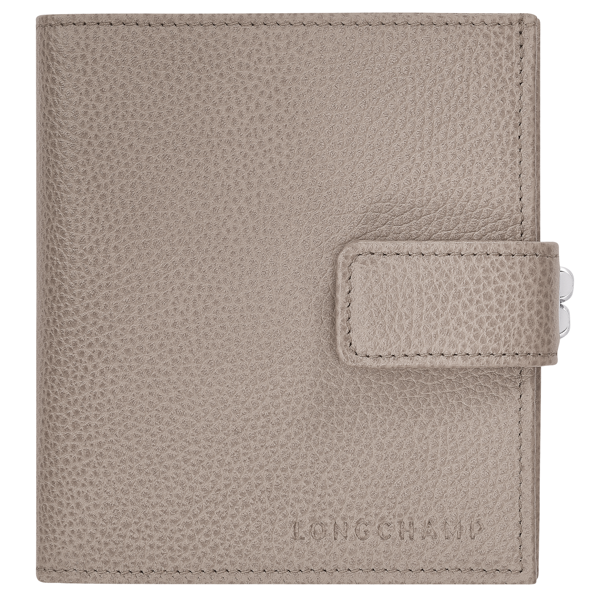Le Foulonné Compact wallet / Turtledove - Leather