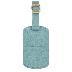 Le Foulonné Luggage tag / Eucalyptus - Leather